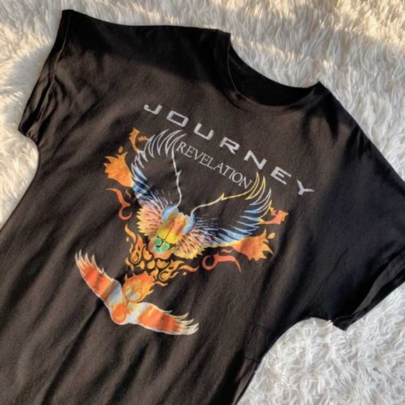 Journey Revelation band graphic black tee dress - Picture 3 of 12